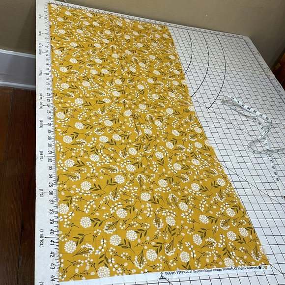 3 pieces vintage fabric remnants, cotton, cotton blend, varying sizes - Picture 7 of 14